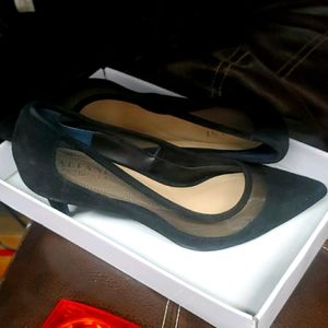 Joules mesh black MS SD heels